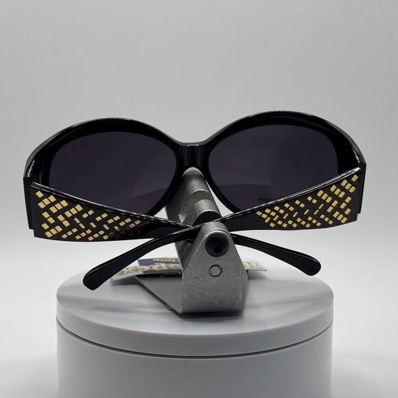 NOS Vintage Y2K Designer Sunglasses | Cole Haan | Oversized Black Plastic Style main image 6